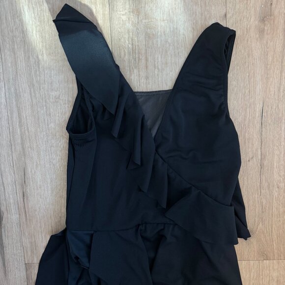 balera Black dance costume leotard with skirt - Picture 2 of 5